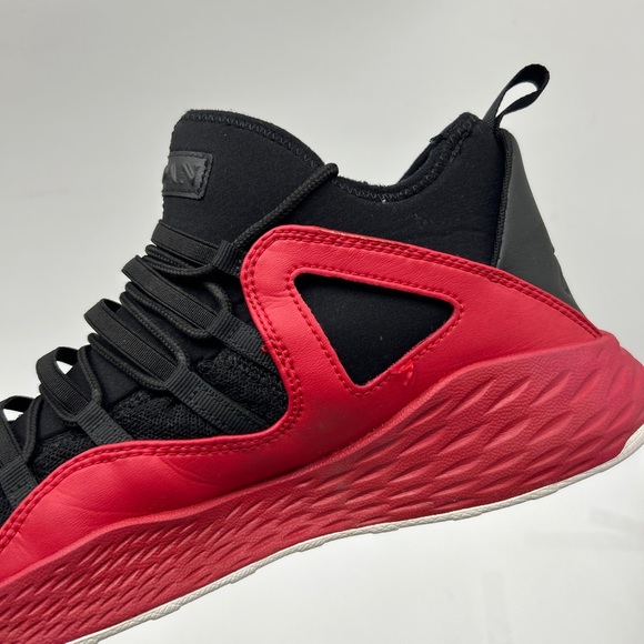 NIKE AIR JORDAN FORMULA 23 MENS SIZE 10.5 ATHLETIC BASKETBALL SHOES BLACK RED - Picture 9 of 11